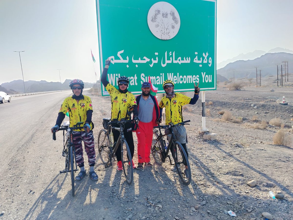 وصول دراجي فريق أمجاد السويق إلى ولاية سمائل.  بمشاركة من أبطال رابطة قادمون لرياضة المشي والعمل التطوعي-شريك المسؤولية المجتمعية. 
الكابتن / محمد آل عبدالسلام. 
الكابتن/ سيف الغافري. 
2026/2/13