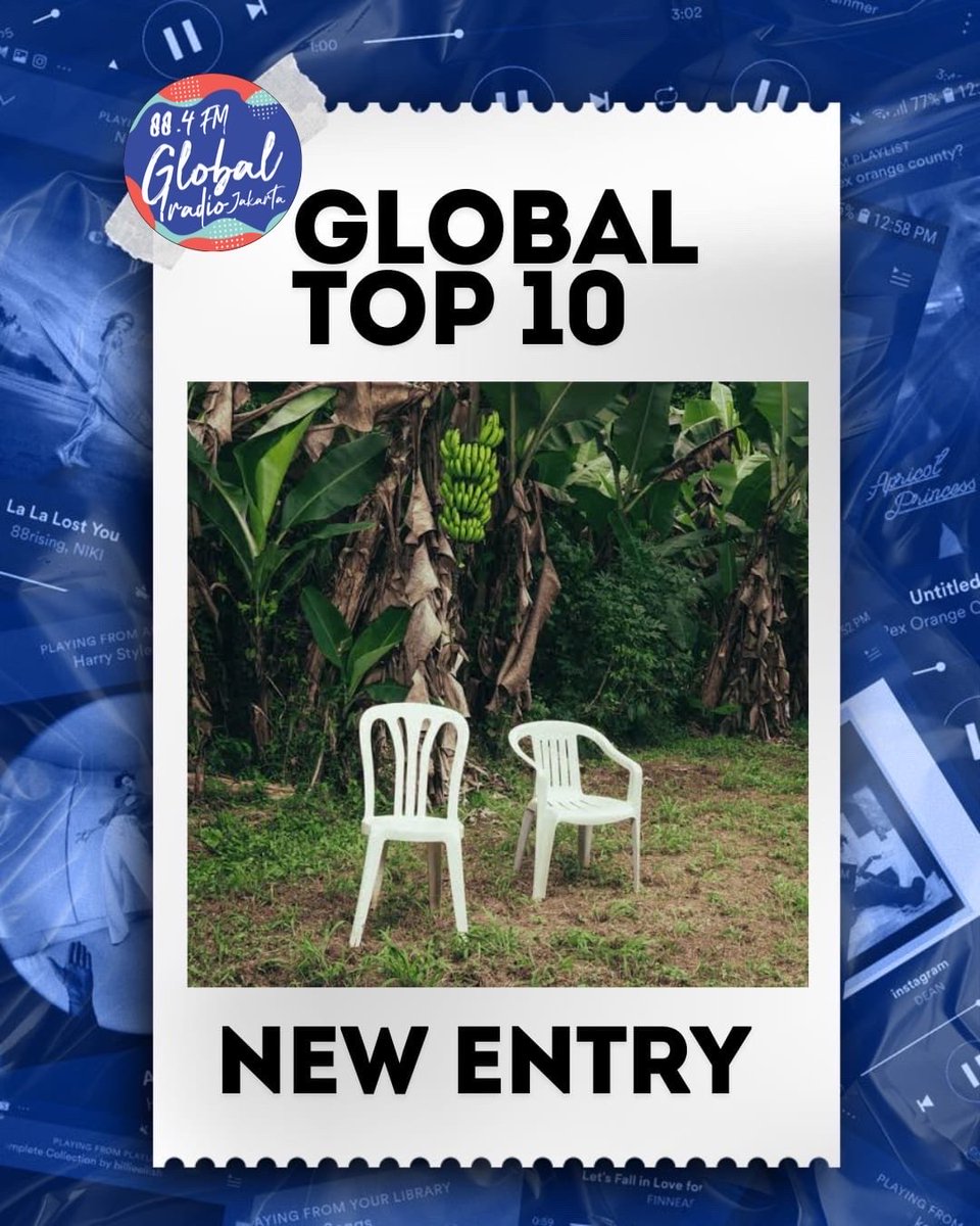 884GlobalRadio's tweet photo. Global People! Edisi Minggu ini chart #GlobalTop10 masih dipimpin oleh #SiennaSpiro lewat single “DIE ON THIS HILL” 🙌🏻

Dan ada juga NEW ENTRY chart minggu ini dari #BadBunny dengan  single “DtMF” ❤️

#GlobalRadio #chart #music https://t.co/yMdCAGNida