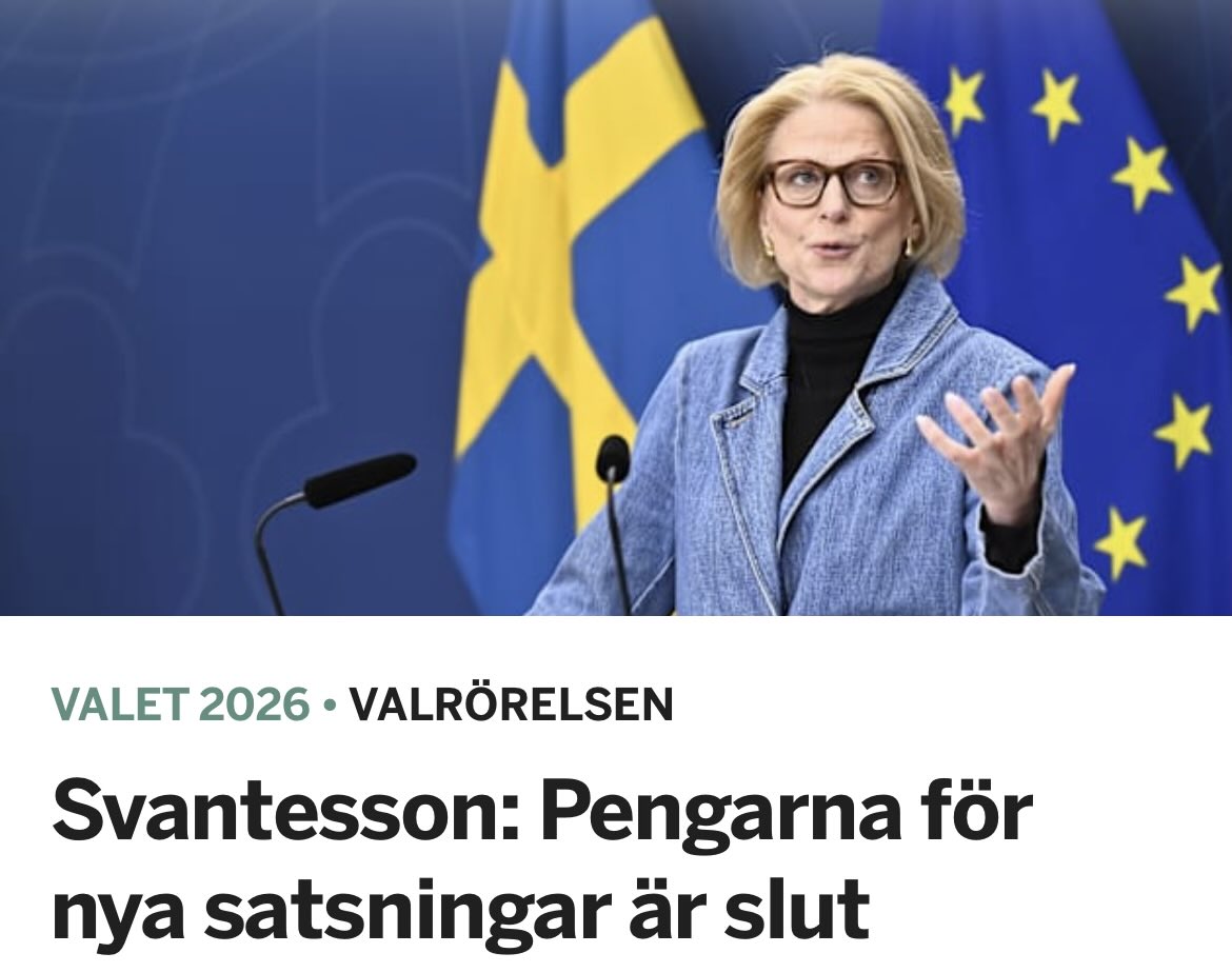 2025 finansierade regeringen reformer genom att låna minst 60 miljarder. Nu är det ”oansvarigt” om något parti skulle få för sig att lova något under valrörelsen. 

Tidölaget har inte bara tömt ladan, de har belånat den till taknocken och eldat ner den för försäkringspengarna.