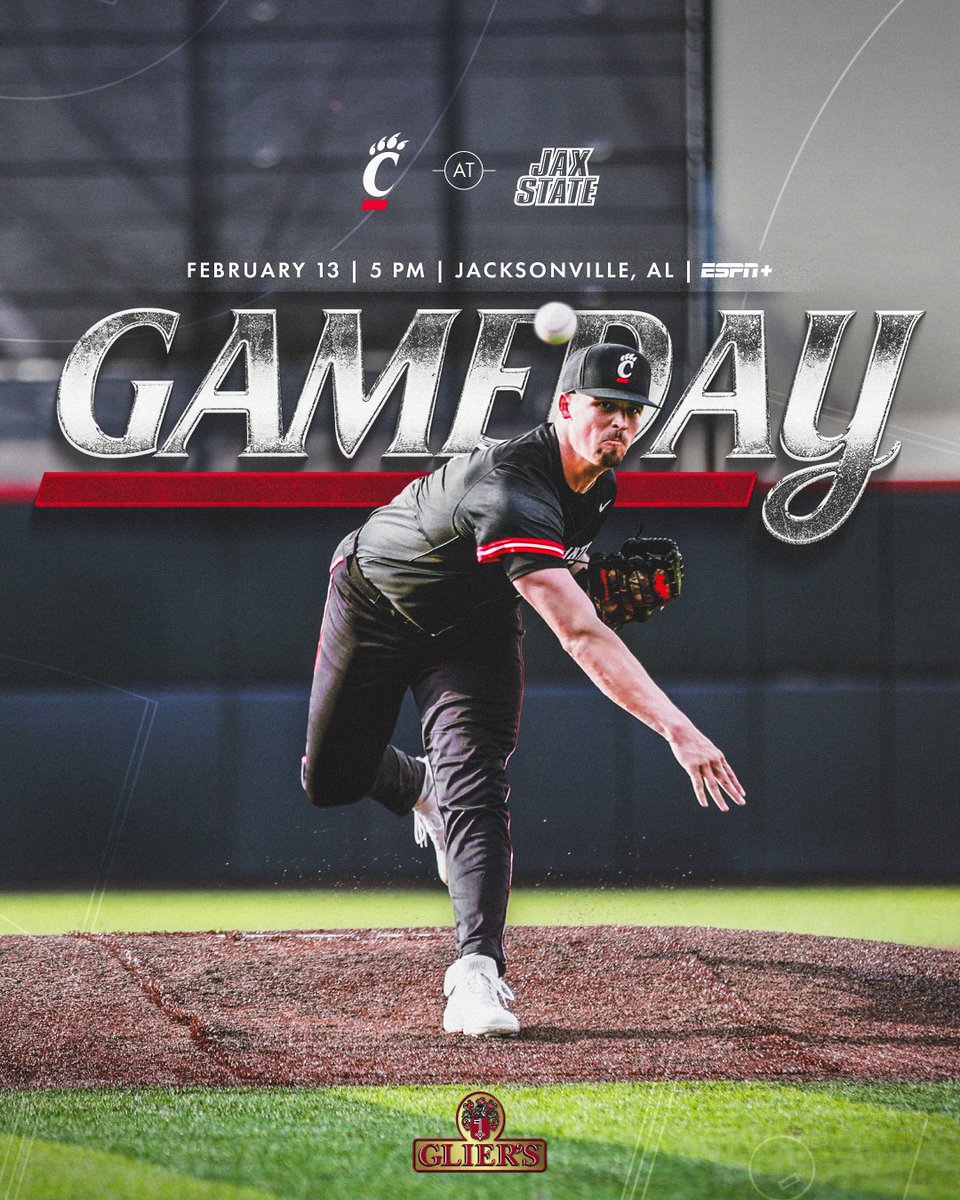 Opening Day‼️

🆚 <a href="/JaxStateBB/">Jax State Baseball</a> 
⏰ 5 PM ET
📍 Jacksonville, AL
📺 ESPN+ (cpaw.io/Watch)
📊 cpaw.io/LiveStats
