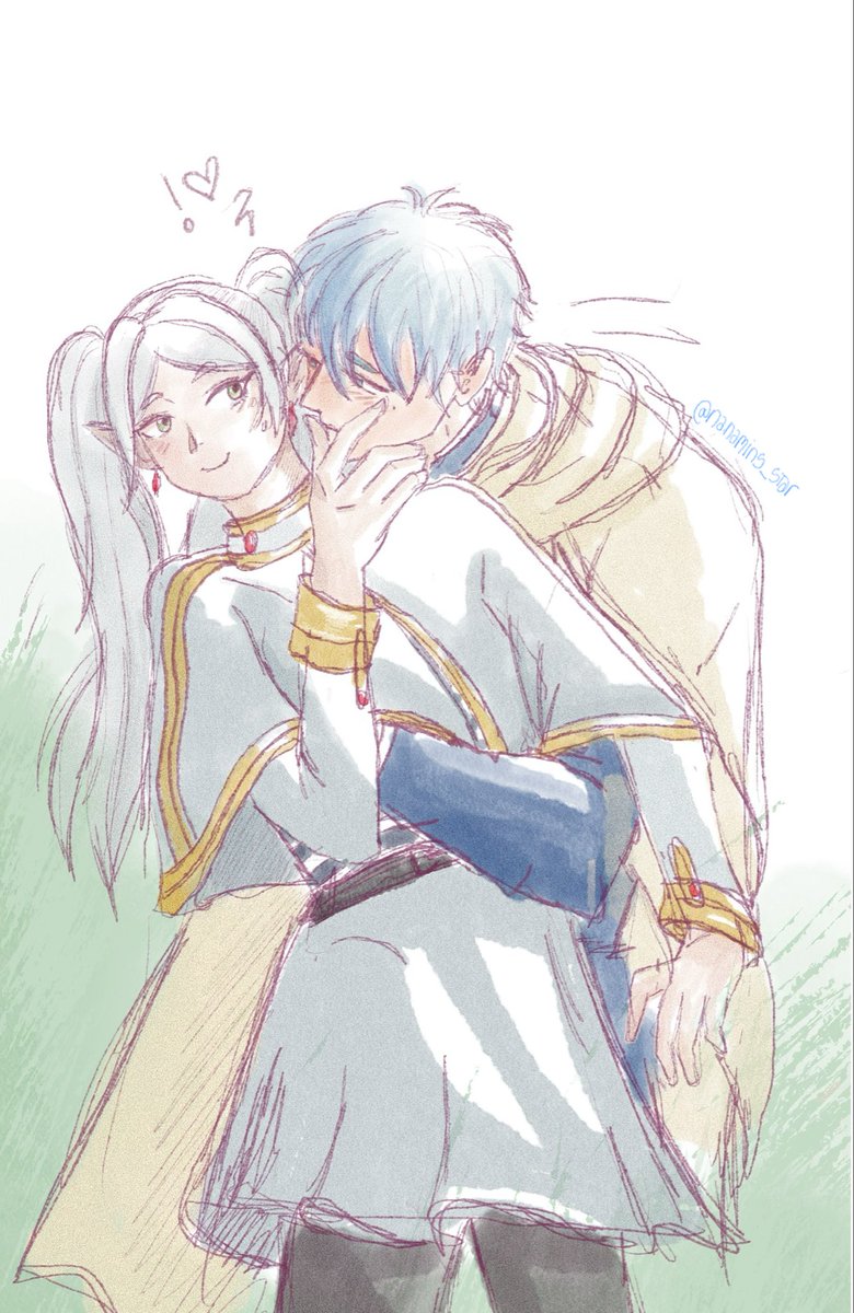 nanamins_star's tweet photo. Frieren x Himmel <3 happy Frieren Friday!  #frieren #himmel #FrierenBeyondJourneysEnd #animefanart https://t.co/oK4xcrtA57