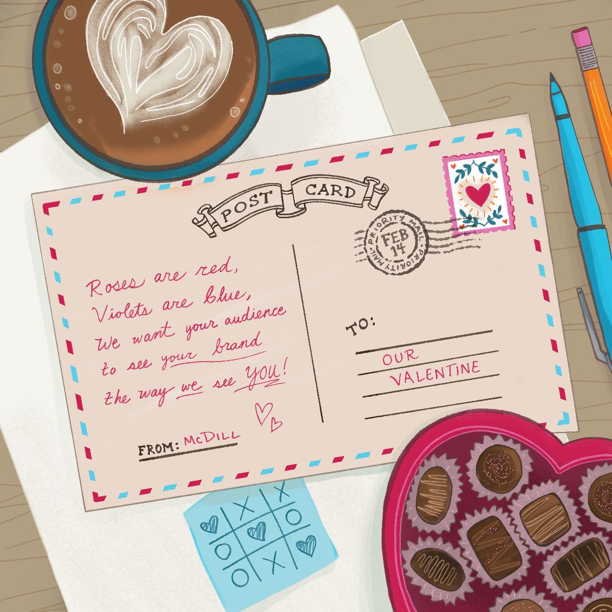 McDillDesign's tweet photo. Be our Valentine? 💌 https://t.co/wzvoIXBpVW