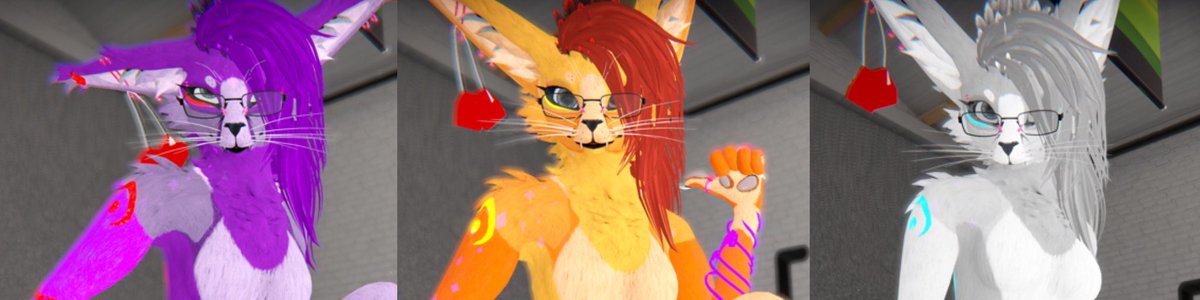 BlahoogaDMD's tweet photo. I love my Zaxen. Just like Blex, she can also come in Porpol, Oranj, or White!
#VRChat #Furry #Rexouium #Magpie #MagpieRexouium #Pico4 #Pico4Pro #VR #VirtualReality https://t.co/6CdaOdFnjt