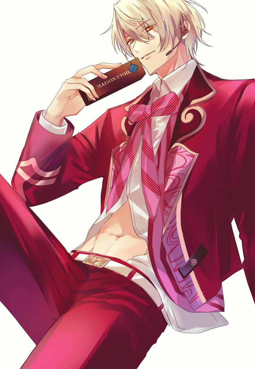ShiBar_gufo's tweet photo. バレンタイン朔空君
ギャラリーでお腹チラ見えしてるの初めて知った（ので脱がせる） https://t.co/gsMEiVtb4p