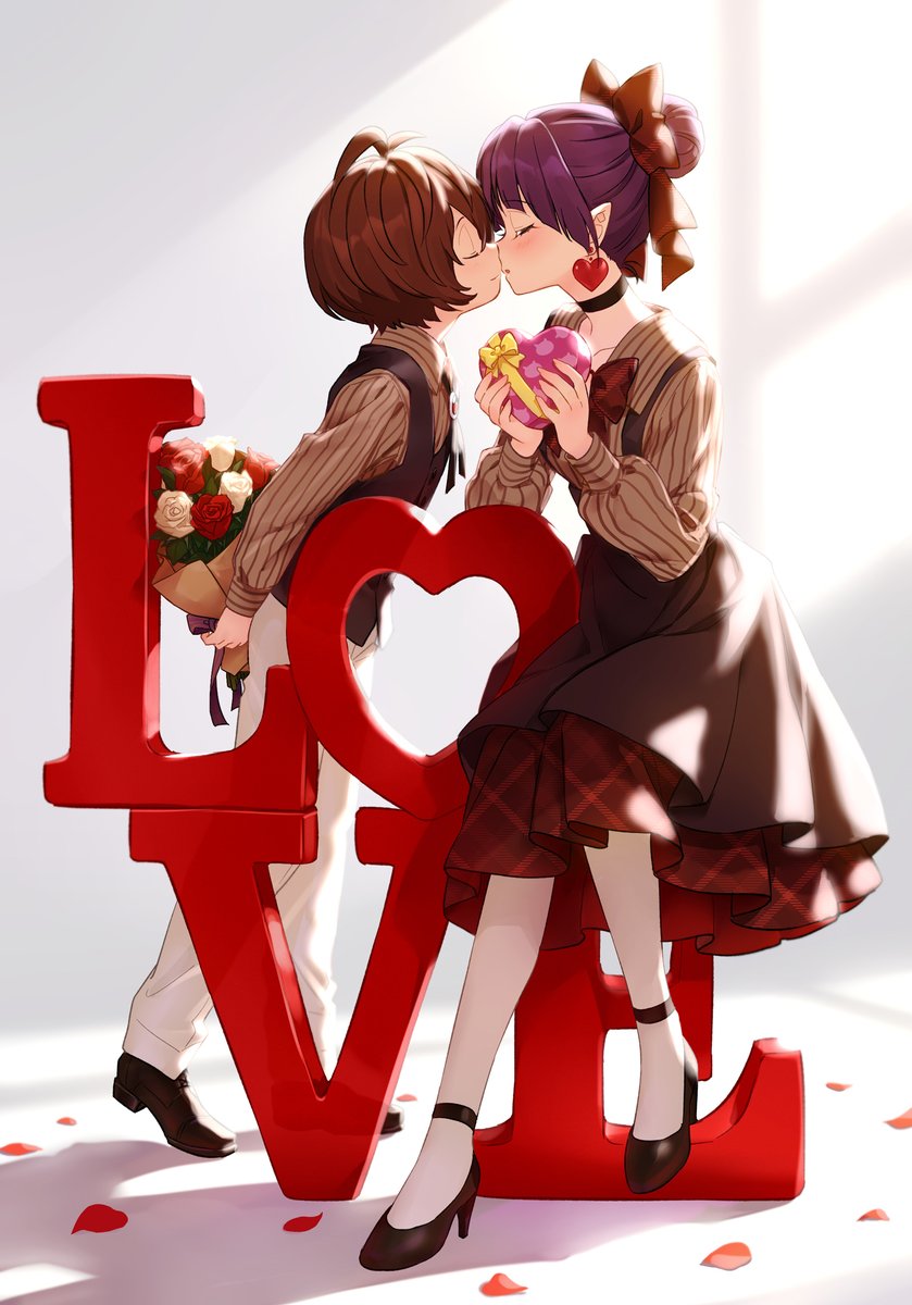 💗💐👹🐱💝💗
キタネコ
#バレンタイン 
朗読劇のおかげで、沢くんが猫ちゃんに花を贈ることが確認できました😇