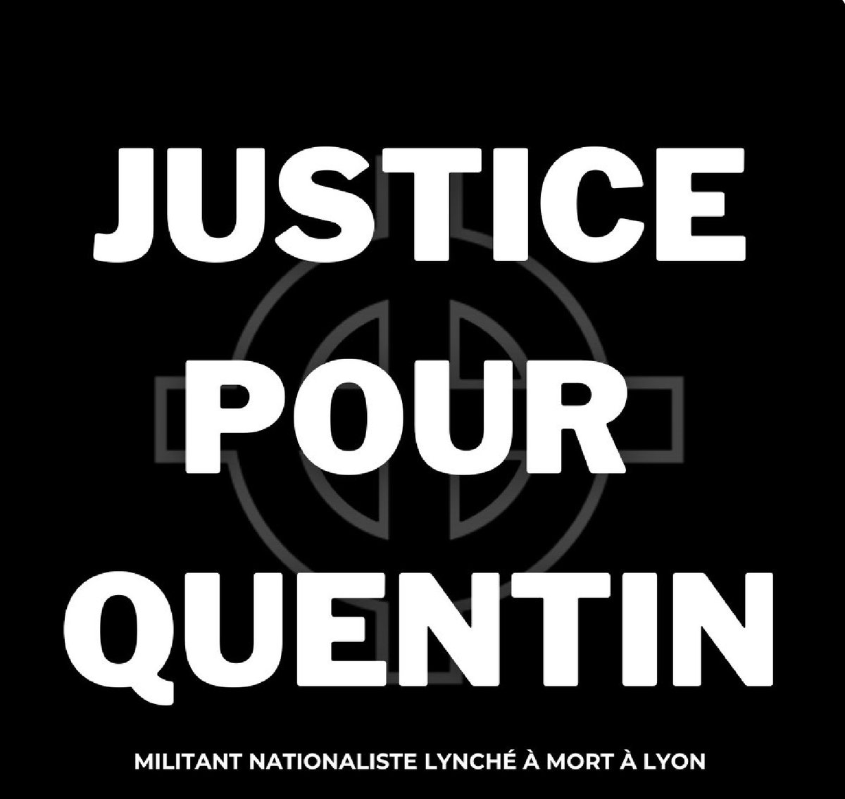 Quentin, 23 ans, est mort lynché par l'extrême gauche et ses complices !