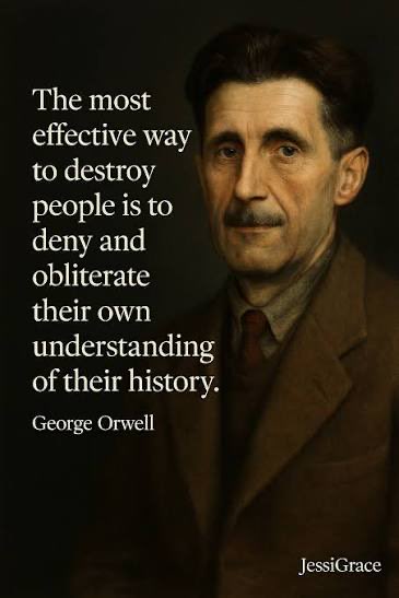 “The most effective way to destroy people is to deny and obliterate their own understanding of their history.”
— George Orwell

George Orwell wasn’t writing about Algeria specifically.

He was warning about power. Most importantly, the actions colonizers commence on their