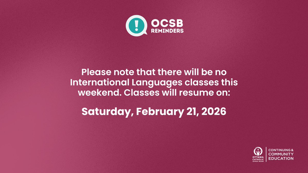 OCSB Continuing & Community Education tweet media