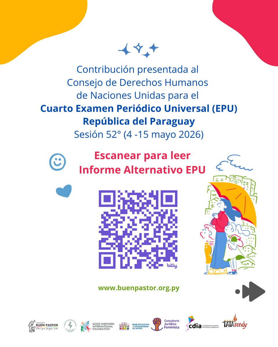 FBuenPastorPy's tweet photo. Todo eso va aumentando la vulnerabilidad frente a redes de explotación y otras violencias.

📌 El derecho a la identidad es un derecho humano esencial.
📌 Sin identidad, no hay protección plena.

#DerechosHumanos #VidaDigna #EPU2026
#EPUParaguay2026 https://t.co/lJbykrLzPB