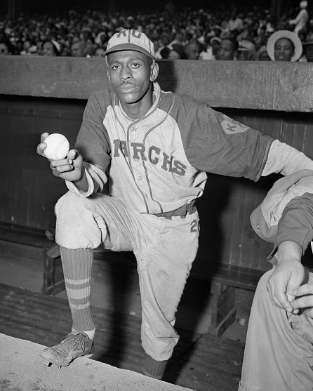 DYK: Satchel Paige made his debut with the Birmingham Black Barons in 1927 at age 20 and made his last MLB appearance with the Kansas City A’s in 1965 at age 59.