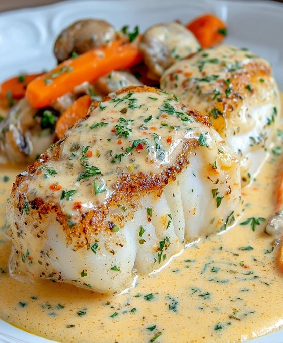 ypom3095's tweet image. Classic Cod in White Sauce Stew
