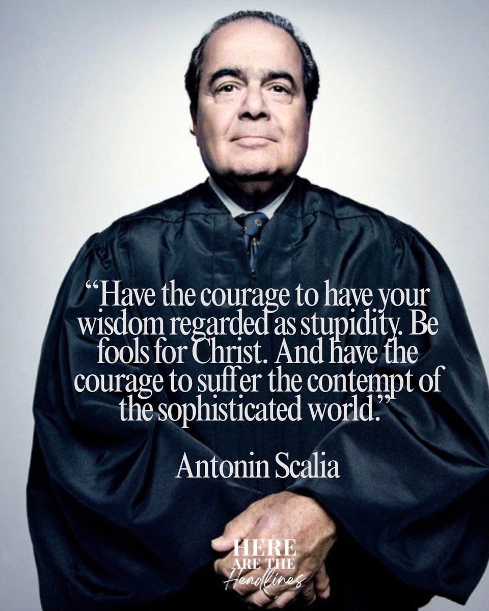 10 years ago today we lost a real one.
There won’t be another Scalia.