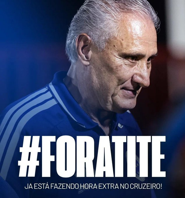malucoceleste's tweet photo. Acorda @Cruzeiro 

FORA TITE!! https://t.co/6BlQnnuNbo