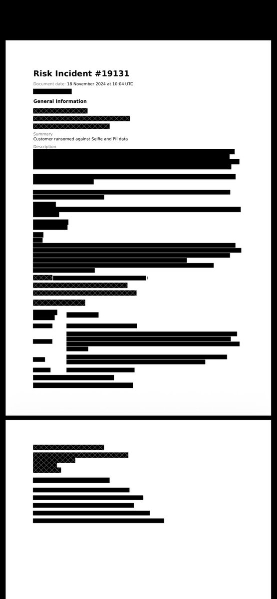 trader1sz's tweet photo. When we filed a Data Subject Access Request, we expected information. What we got was more redactions than the Epstein files. What were you hiding @Revolut https://t.co/JOAWhJi8dW