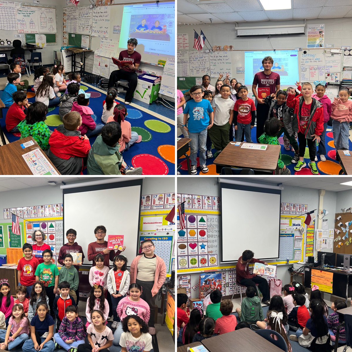 JMHS_Rams's tweet photo. RAMS READ!🐏💌
@Marshall_Hoops @MarshallRamsGB & @JMHS_Soccer spent the last 2 Fridays reading to our #FutureRams at @NISDOHT🦉@NISDThornton♥️ @NISDLeonValley🦁 & @NISDRhodes🦖!! #RamsRead #RamFam #RamPride #BeyondTheGame @SA_Sports @NISD_Athletics @NISDMarshall @NISDMarshallLMS https://t.co/41kXsgEdOO