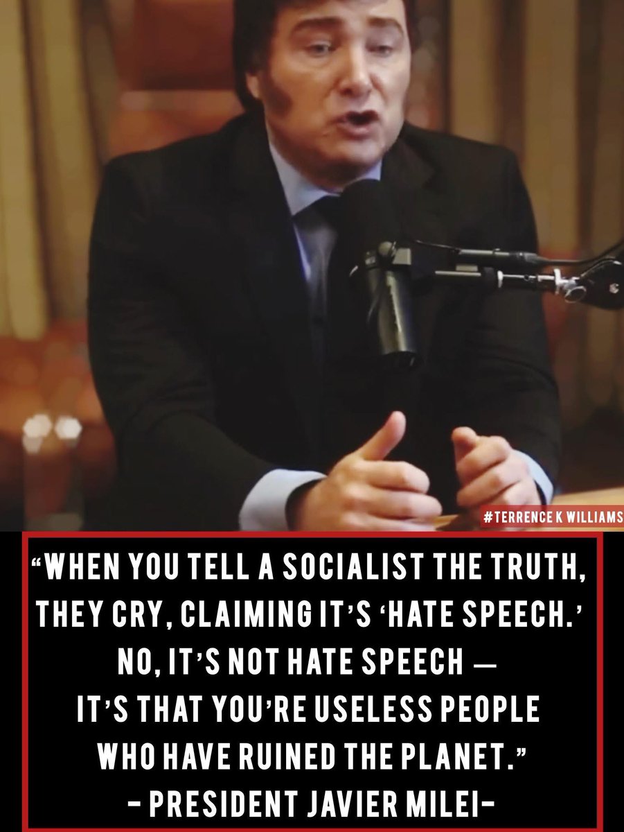 Javier Milei <a href="/JMilei/">Javier Milei</a> is right