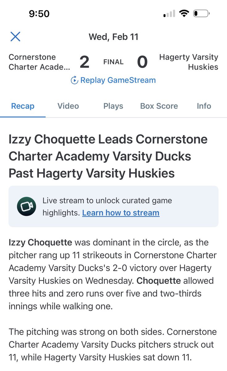 Izzy Choquette tweet media