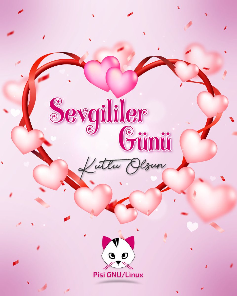 pisi_linux's tweet photo. Sevginin hayatı güzelleştiren o sihirli enerjisini bugün bir kez daha hatırlıyor; 14 Şubat Sevgililer Günü’nüzü kalpten dileklerimizle kutluyoruz. ❤️

#PisiLinux #Linux #SevgililerGünü #14şubat https://t.co/up5QTkTnfs