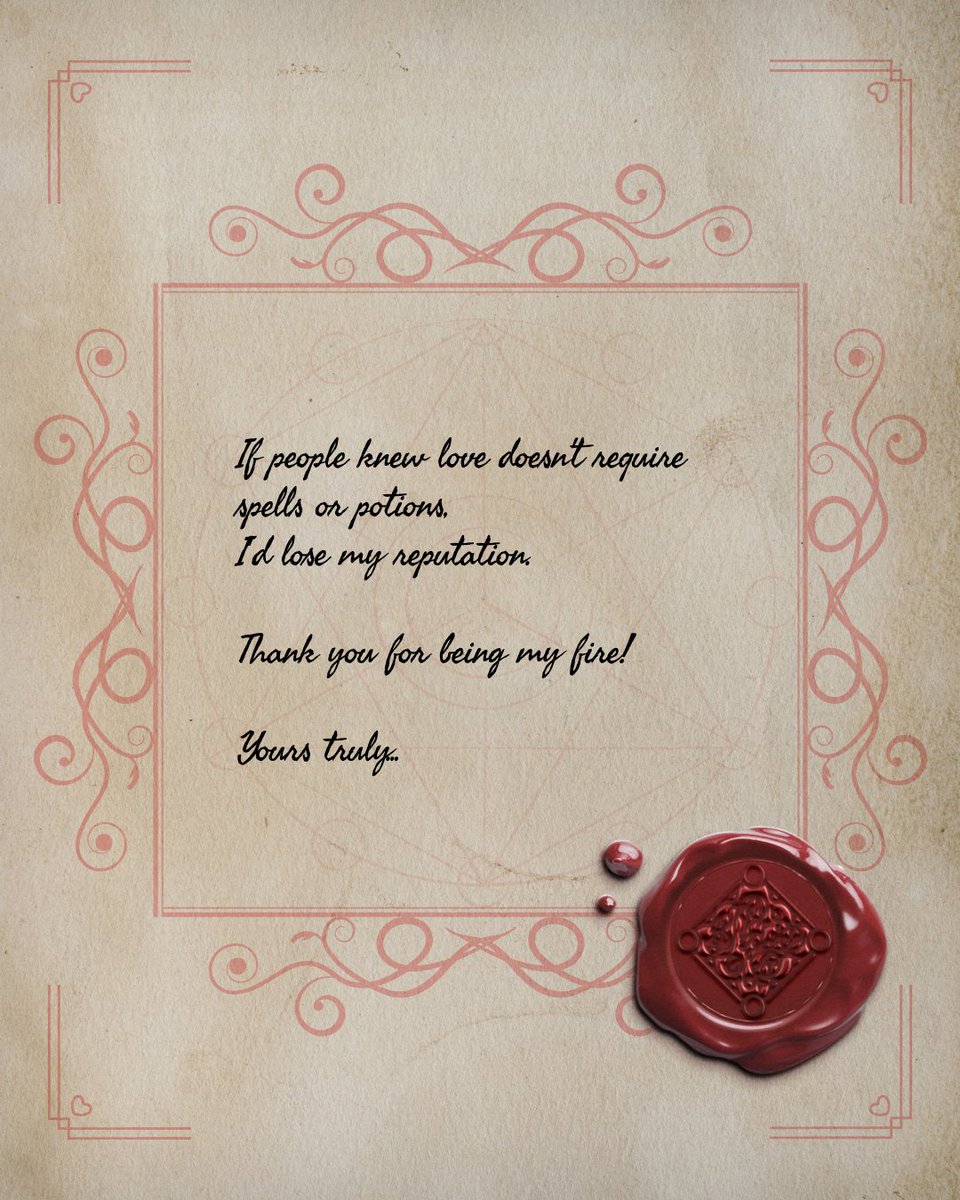 thewitcher's tweet image. Some love stories begin with chocolates and flowers. Some start with a simple letter!

Have a magical Valentine's Day! ❤️