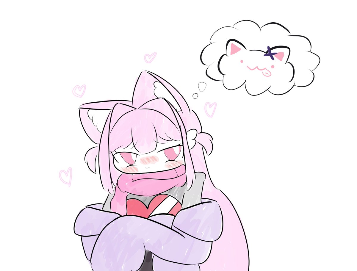 #ねここあーと 
🩷🍫