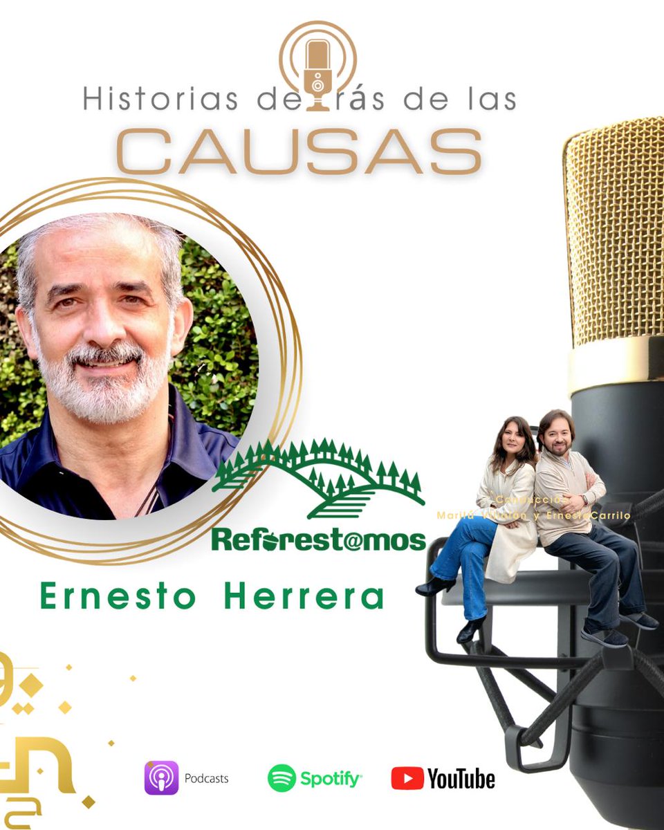 🟠EPISODIO ESTRENO: <a href="/ReforestamosMx/">Reforestamos México</a> 
Conversamos con el Director de Reforestamos México que surgió ante la necesidad de dar respuesta a los grandes incendios que en 1998 
Disponible en:
🟢ESCUCHA open.spotify.com/episode/2pqw1V…... 
🔴VER VIDEO youtu.be/5DbOCTijrDI
