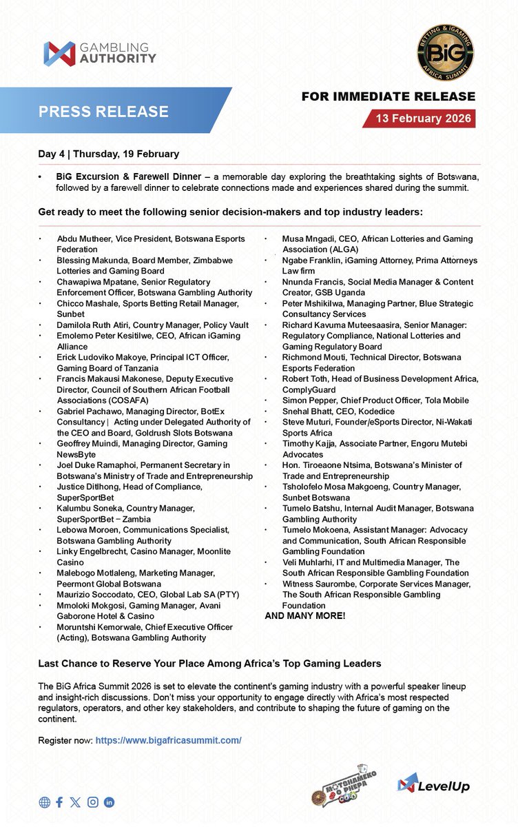 Gambling Authority tweet media