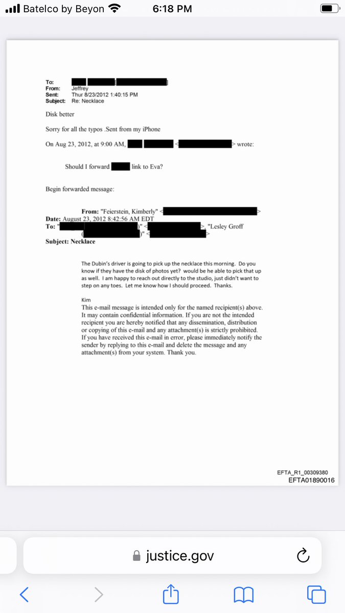 SafiyaAlAali's tweet photo. @RepRoKhanna @JDVance The Epstein files use the code “necklace” all over! I think “necklace” is code for underage girls! https://t.co/0DpLqNFUay