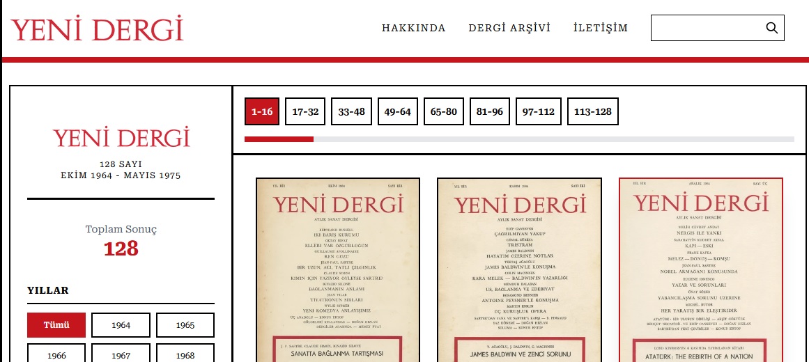 Yeni Dergi Arşivi... 

yenidergi.com/arsiv/