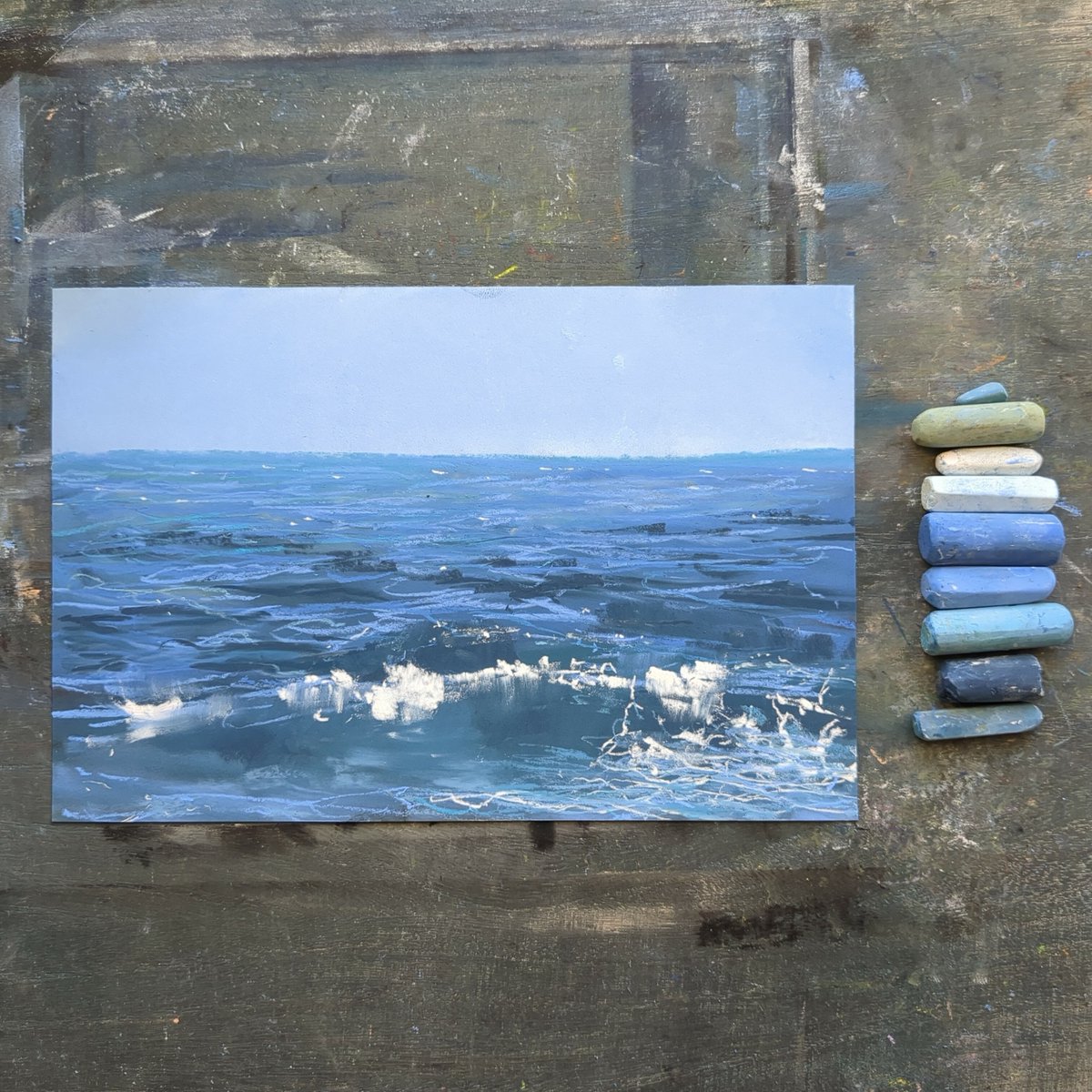 青島・波のパステル