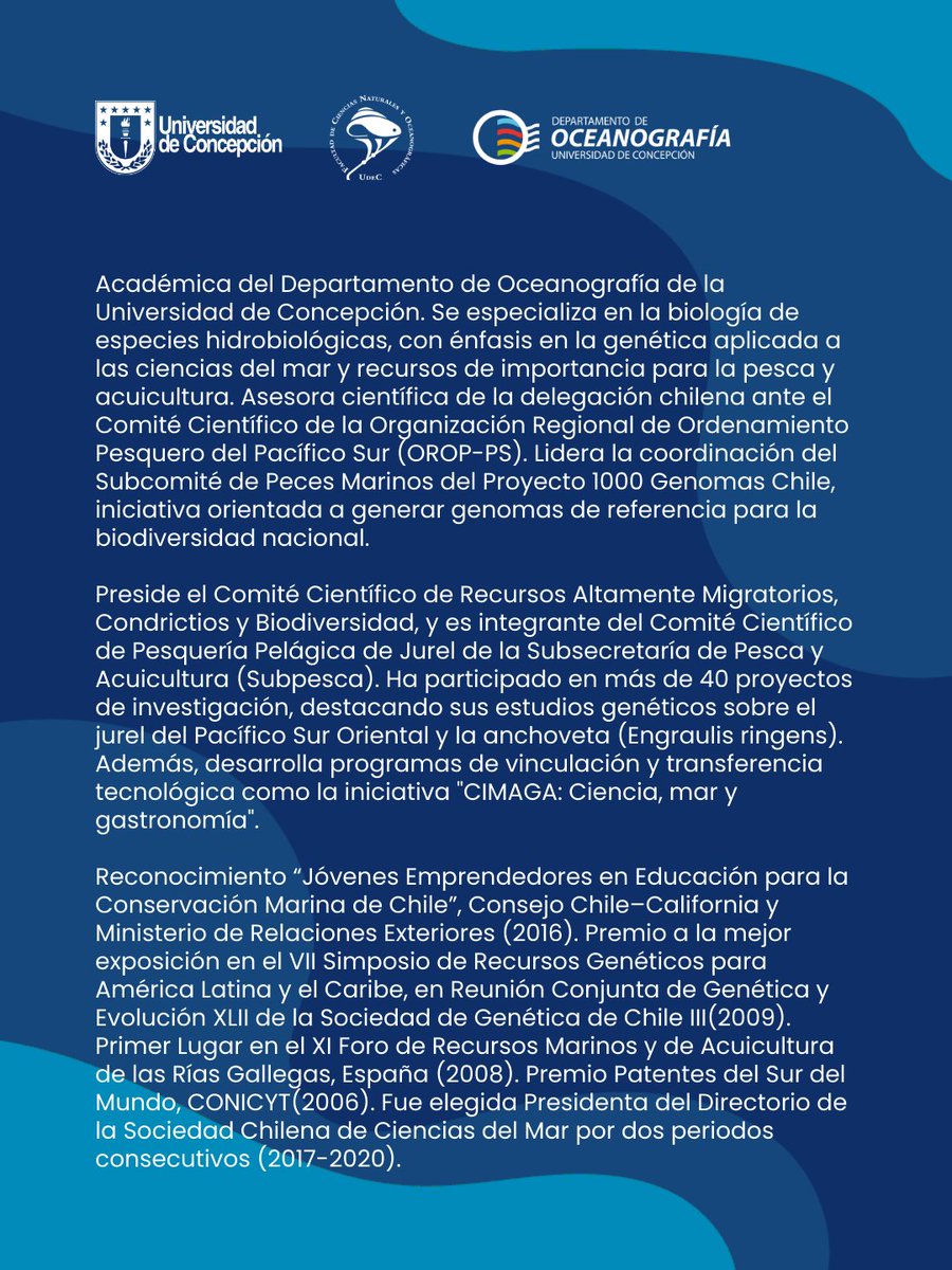 Departamento de Oceanografía UdeC tweet media