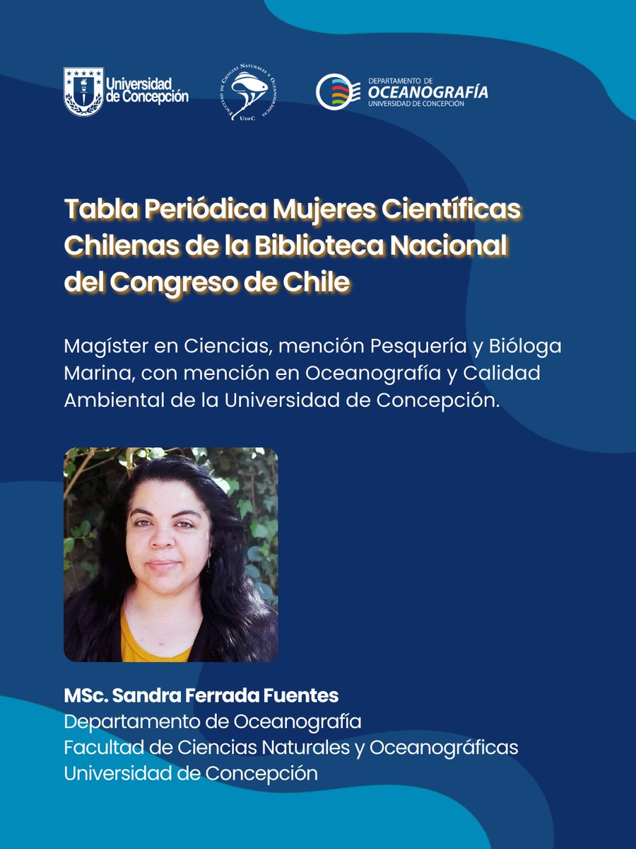 Departamento de Oceanografía UdeC tweet media