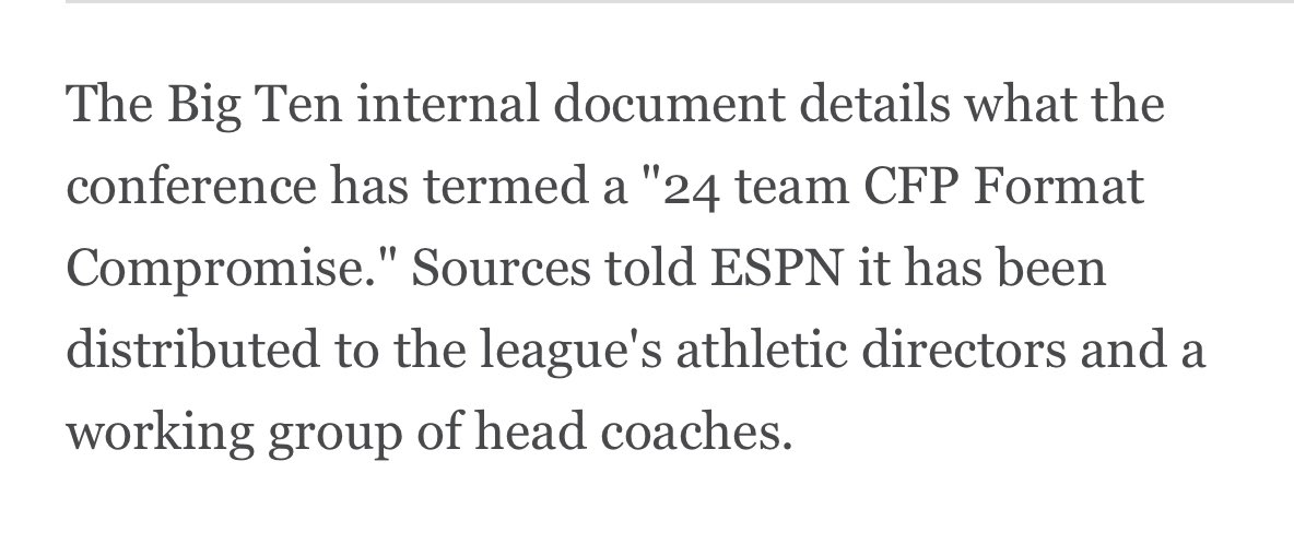 JoshPateCFB's tweet image. With a mountain of respect…I don’t care what head coaches and ADs think about a 24-team CFP because their motivations tend to run counter to betterment of the game in these cases