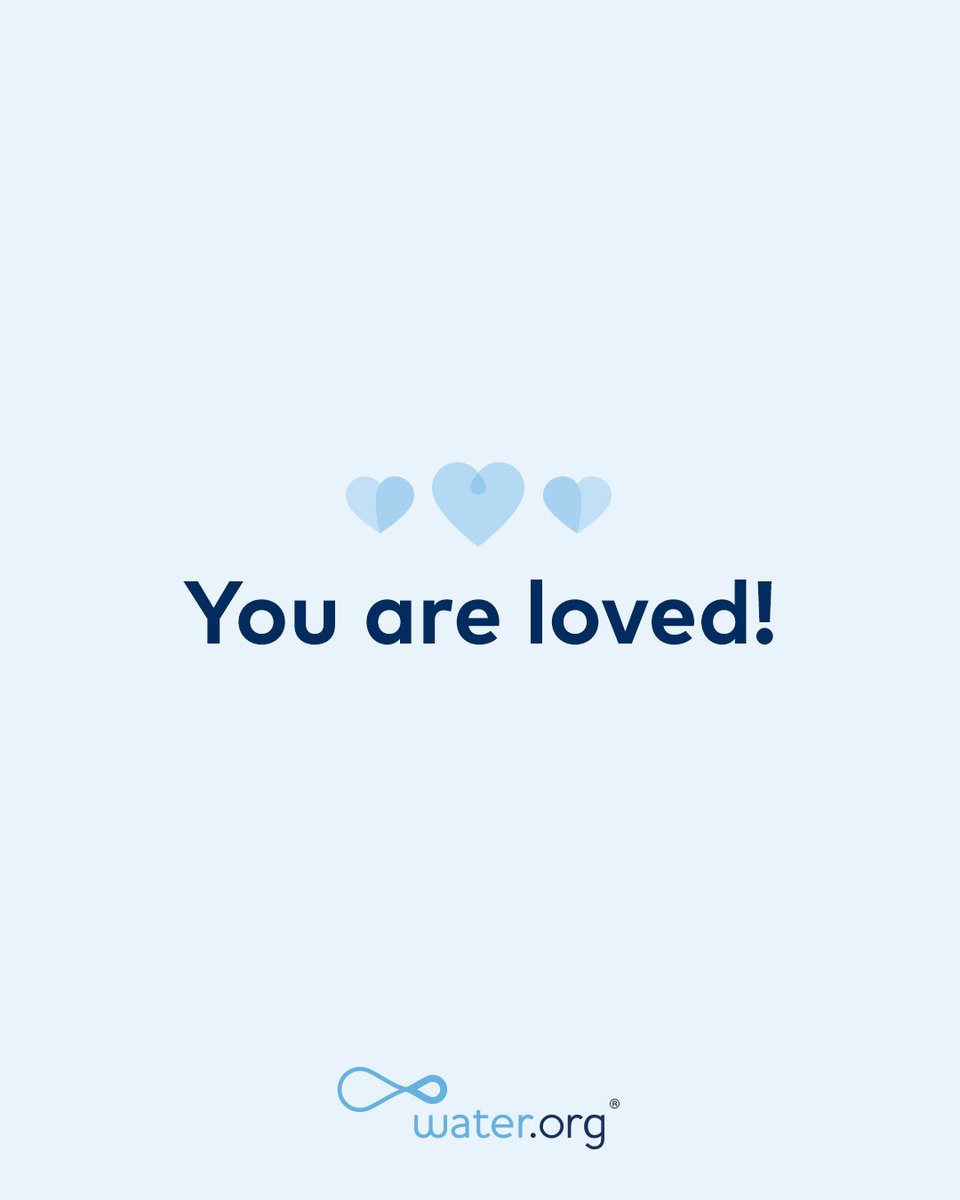 Thanks to your generosity, more than 85 million people now have access to safe water or sanitation. 💙