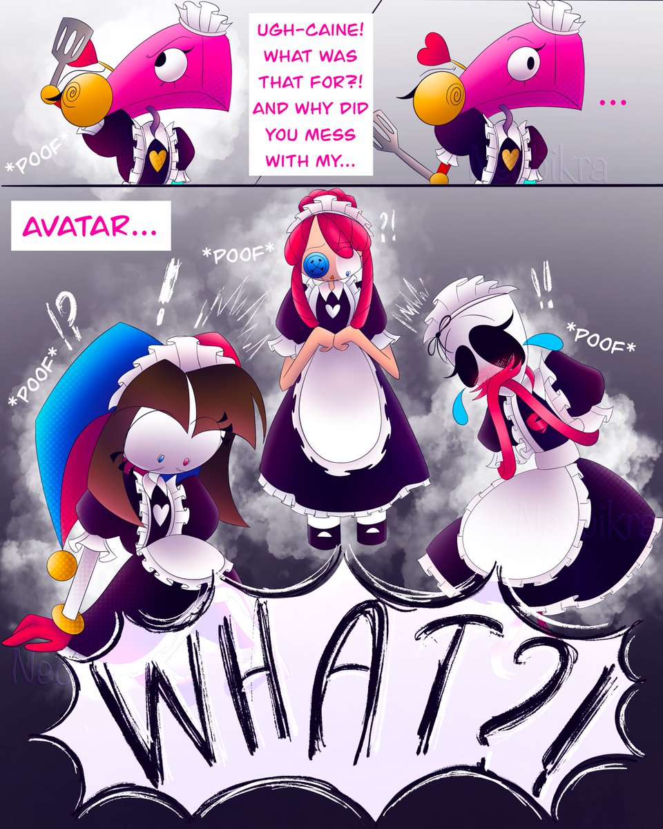 Neobikra's tweet photo. Backfire! Part (7/?)

Whoops did I do that? :3

#tadc #TheAmazingDigitalCircus #jax #pomni #zooble #gangle #ragatha #tadccomic #tadcfancomic #comic https://t.co/ZfMcNCGQ3e