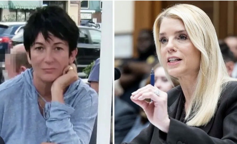 Ghislaine Maxwell &amp; Pam Bondi are the same. Both know of the monsters, both know of the crimes, &amp; both choose to stay silent.