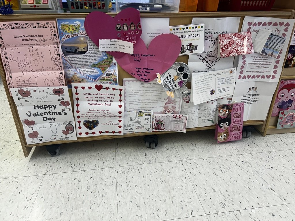 nbtschools's tweet photo. Students in Ms. Turner's class at John Adams embarked on a sweet, kind mission. They created Valentine's Day cards to share with other schools around the world. With colorful decorations and words of kindness,  they are spreading love all around the world. #truenorthbrunswick https://t.co/MzxWz0FNIc