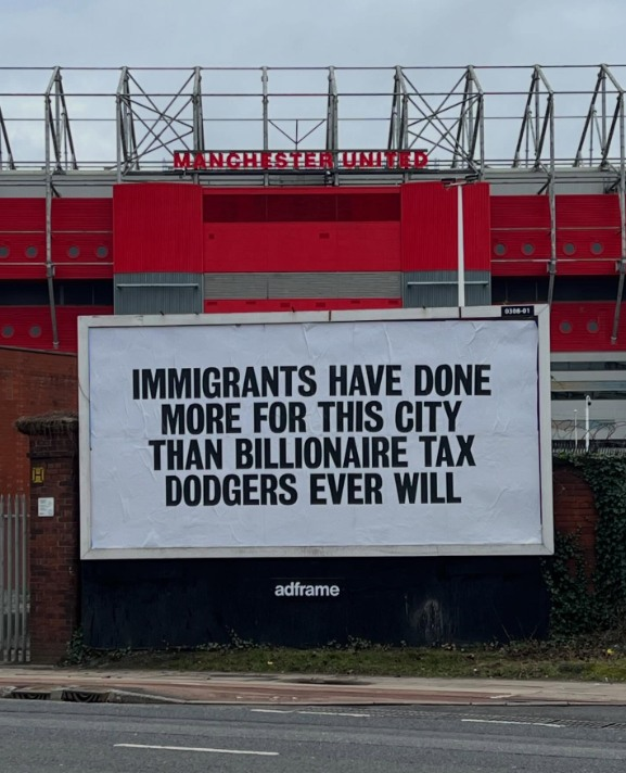ultras_antifaa's tweet image. ❝Immigrants have done more for this city than billionaire tax dodgers ever will.❞

📍Manchester, England