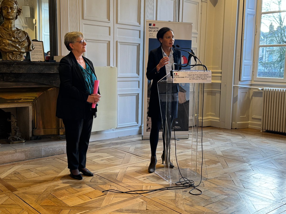 Image de Préfète de la Mayenne - #Santé #ServicePublic #ARS

[12/02] Nadège Baptista, préfète de la #Mayenne, a salué l’engagement de