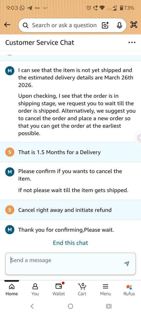 ICEx_PRO's tweet photo. @amazonIN Thank God there is Social Media. Amazon Customer Service is impossible to reach otherwise https://t.co/nqCdpHcYIZ