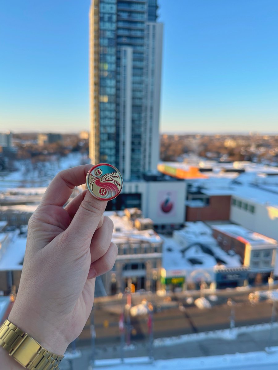 CityKitchener's tweet image. We’re celebrating Kitchener-based First Nation artist Luke Swinson, whose design Open Adventure is part of lululemon’s 2026 Team Canada collectible pin set. We’re so proud to see his creativity shine on a national stage. ❤️🍁
#TeamCanada #Kitchener