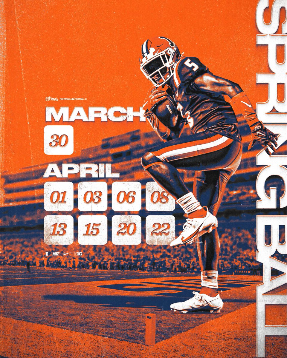 Thank you <a href="/Dessauer71/">Ben Dessauer</a> for the Spring Ball invite! Excited to get up there 🔵🟠 <a href="/IlliniFootball/">Illinois Football</a>