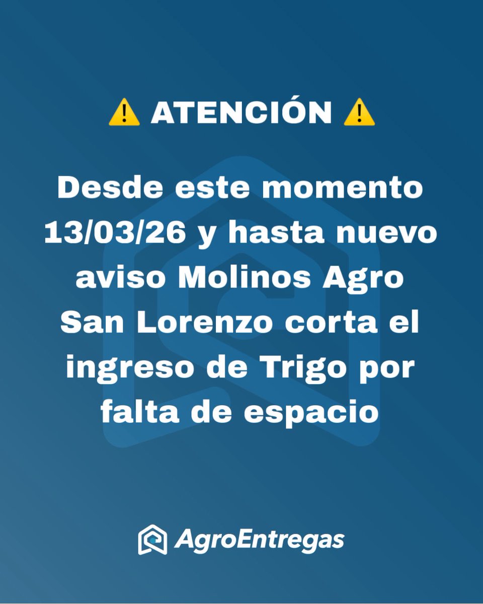 ⚠️ ATENCIÓN ⚠️
.
Corte de Trigo en MOA
.
🖥️ Agroentregas.com.ar
📲 3415775140
📞3415300999