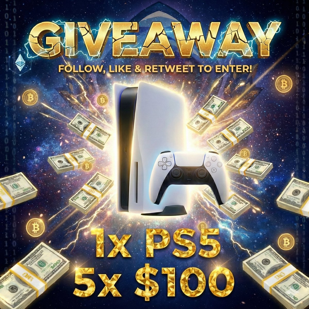 kriptogemhunter's tweet image. 🎁SÖZ VERDİĞİM BÜYÜK ETKİNLİĞİ BUGÜN BAŞLATIYORUM🎁

1 Kişiye PS5, 5 Kişiye 500$ Dağıtıyorum💵

Şartlar
1️⃣@kriptogemhunter takip et
2️⃣Gönderiyi Beğen ve RT yap

Kazananlar pazar günü 22:00’da şeffaf ve kanıtlı şekilde açıklanacak

Herkese bol şans🍀🎁

#Giveaway #Airdrop #crypto