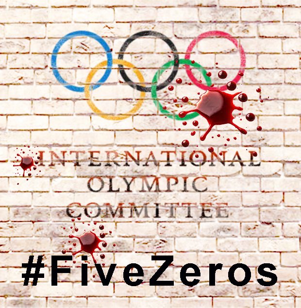penpusherMakar's tweet photo. @iocmedia Shut up! You and the whole IOC have turned 5 Olympic rings into five worthless zeros, with or without russian bribes #FiveZeros https://t.co/3JfVvwBM9a