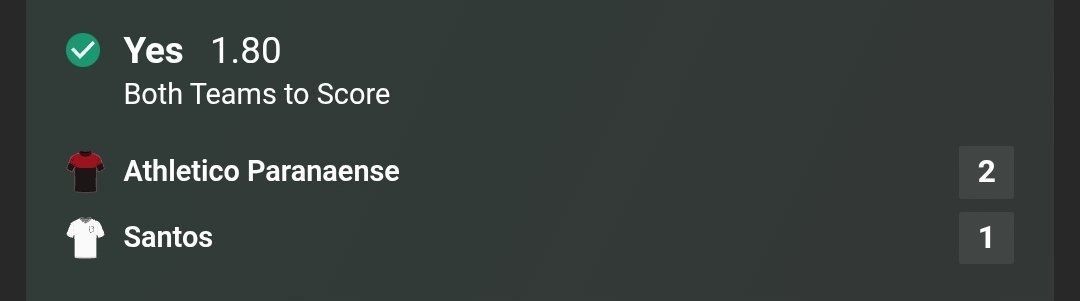 SAFilesChris's tweet image. Last night didn't go well on the continent 

🇦🇷 Tigre Win ✅️
🇧🇷 Athetico PR Both Teams To Score ✅️
🇧🇷 Fluminense Both Teams To Score ✖️
🇧🇷 International Asian Cards Over 5.0✖️
🇪🇨 U. de Ecuador Ladders ✖️