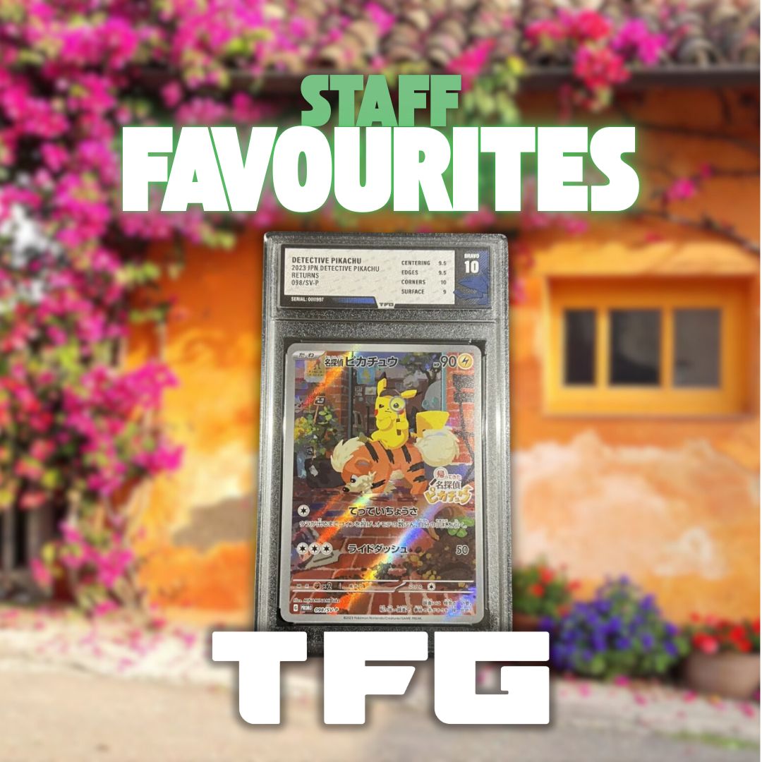 MINAMINAMI Take had a very strong start to their Pokémon card illustrations, with a double whammy of the Obsidian Flames Charmander promo and this Japanese Detective Pikachu promo.

Who's your favourite Pokémon card artist?

#Pokemon #TCG #Pikachu #Growlithe #GradedCards