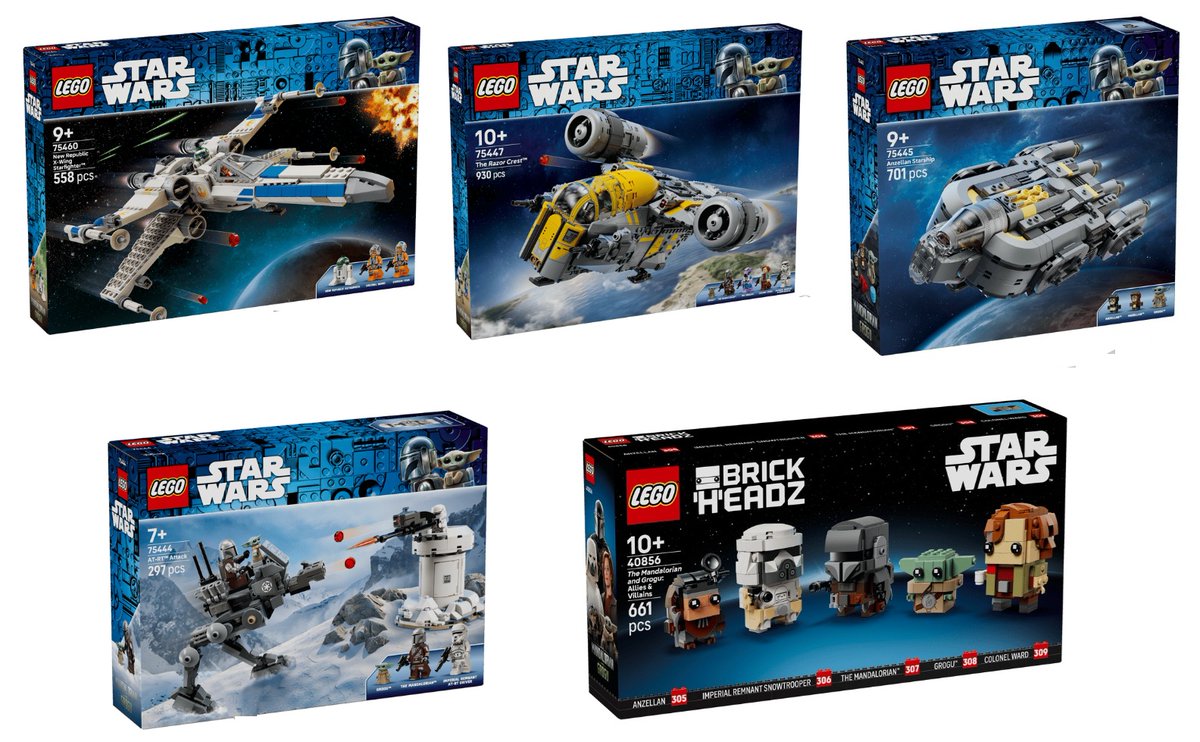 Five LEGO Mandalorian &amp; Grogu Star Wars April 2026 Sets Revealed: Pre-Orders, Release Dates, US/Canada Prices &amp; More

Full article available on our website: toysnbricks.com/five-lego-mand…

Shopping Bio Links: linktr.ee/toysnbricks