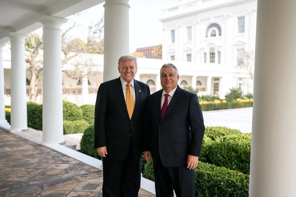 EricLDaugh's tweet photo. 🚨 JUST IN: President Trump endorses right-wing, anti-mass migration Hungary PM Viktor Orban for reelection

🇺🇸🇭🇺

"He fights tirelessly for, and loves, his Great Country and People, just like I do for the United States of America. Viktor works hard to Protect Hungary, Grow the Economy, Create Jobs, Promote Trade, Stop Illegal Immigration, and Ensure LAW AND ORDER! Relations between Hungary and the United States have reached new heights of cooperation and spectacular achievement under my Administration, thanks largely to Prime Minister Orbán."

"I look forward to continuing working closely with him so that both of our Countries can further advance this tremendous path to SUCCESS and cooperation. I was proud to ENDORSE Viktor for Re-Election in 2022, and am honored to do so again. Viktor Orbán is a true friend, fighter, and WINNER, and has my Complete and Total Endorsement for Re-Election as Prime Minister of Hungary — HE WILL NEVER LET THE GREAT PEOPLE OF HUNGARY DOWN! PRESIDENT DONALD J. TRUMP"