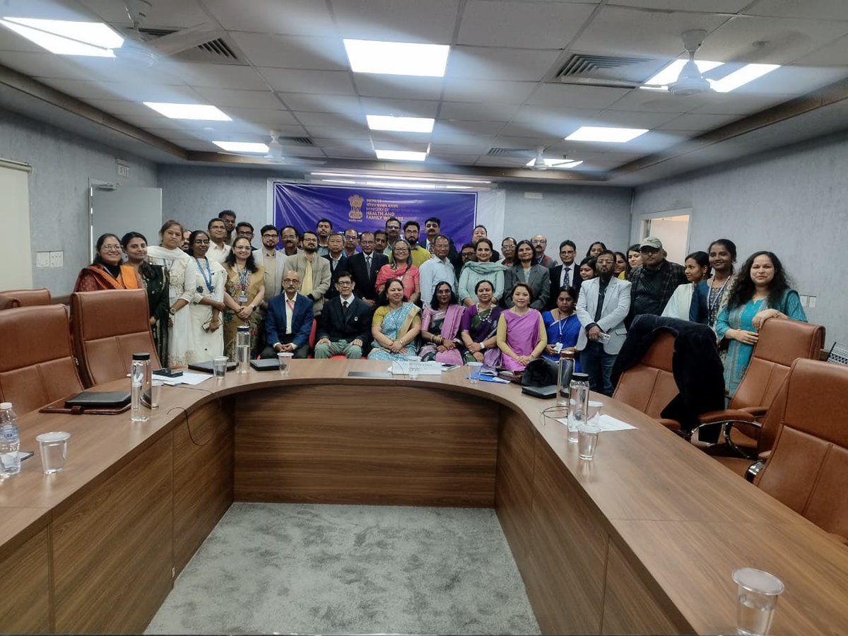 NCDCMoHFW's tweet photo. Chintan Shivir, NCDC branches &amp; ROHFWs was organised 10-12 Feb26, under Chairpersonship Dr Sunita Sharma, DGHS attended by Sr. officials of DGHS, Regional Directorates, NCDC &amp;NCVBDC highlighting Impactful Achievements, sharing best practices &amp; brainstorming functional integration https://t.co/RhalXjU8qy