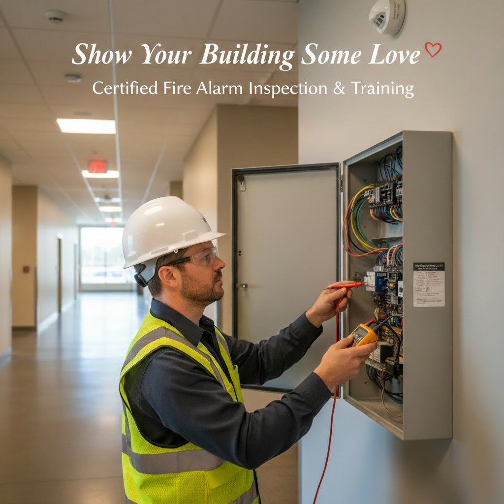 CertiFireFA's tweet photo. Show your building some love this Valentine's Day ❤️🔥

Fire alarm systems protect what matters 24/7. Keep them certified with ULC-S536 &amp; S537 training.

Stay compliant with Ontario's 2026 Fire Code ✓

Learn more: https://t.co/8tQxNoEJcm

#FireSafety #CertiFire #OntarioFireCode https://t.co/KXH9sA0hvc